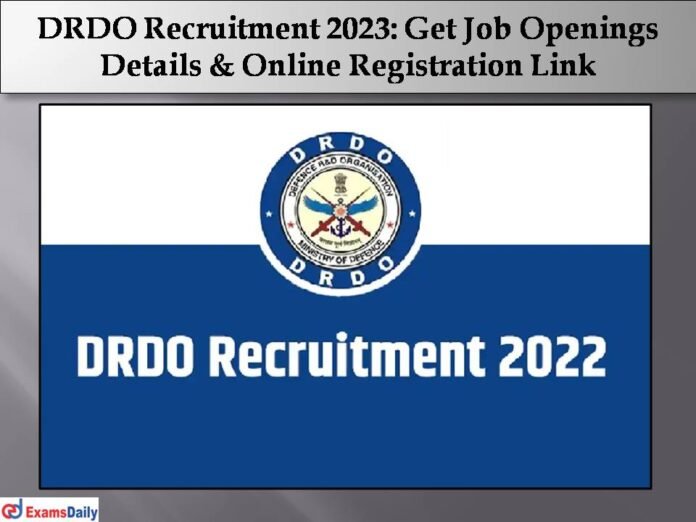 DRDO Recruitment 2023.